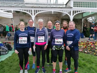 Launceston Road Runners race either side of the Tamar