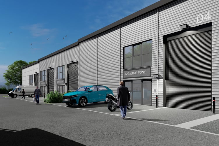 An artists impression of what the units could look like