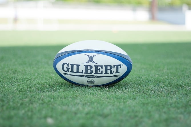 Rugby Ball stock image