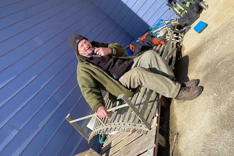 Bude CC groundsman Tony Greaves