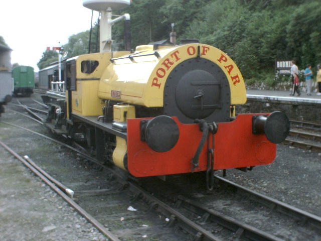 While at the Bodmin and Wenford Railway Alfred was painted for a time in the yellow colour used by Reverend Awdry in Main Line Engines