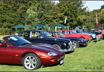 A bumper Jaguar and Lotus line up for vintage car meet