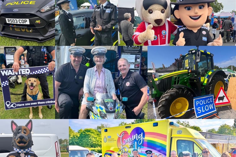 Police at Devon County Show