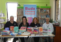 Bumper crowd for  this year’s Bude literary festival!