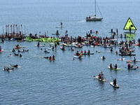 Surfers Against Sewage rally water users for 'Paddle Out Protest'