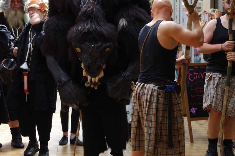 The Beast of Bodmin facing trial in the Market House Arcade