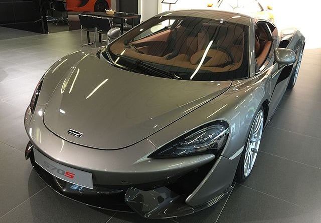 Steven Trace had been driving an McLaren 570 sports car, similar to the one pictured, at the time of the accident