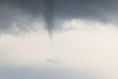 Funnel clouds spotted forming in the skies over Tintagel 