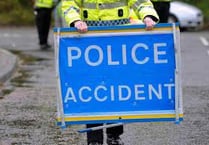 Four 'seriously injured' in single-car collision on A30