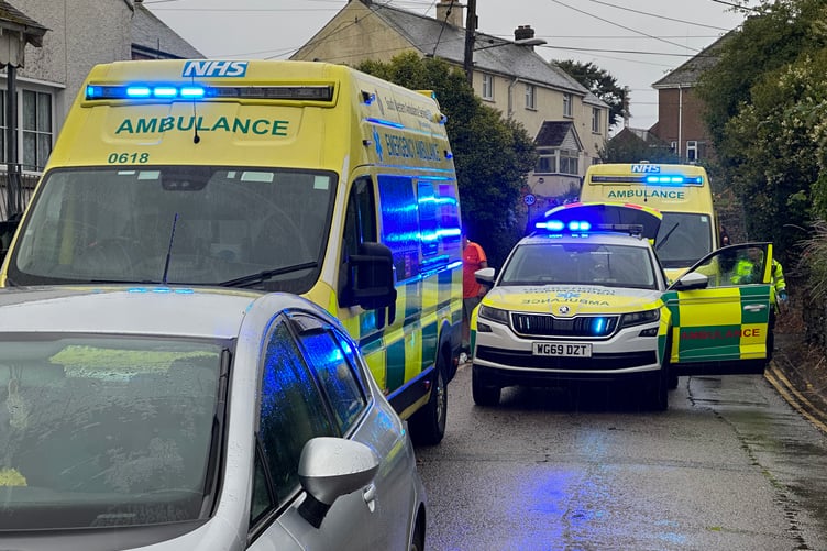 The scene in Delabole