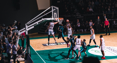 Plymouth City Patriots in action at the Pavilions