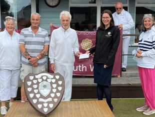 Bowls club recieve support from local housebuilders