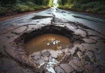 Cornwall ranks second for areas worst hit by potholes