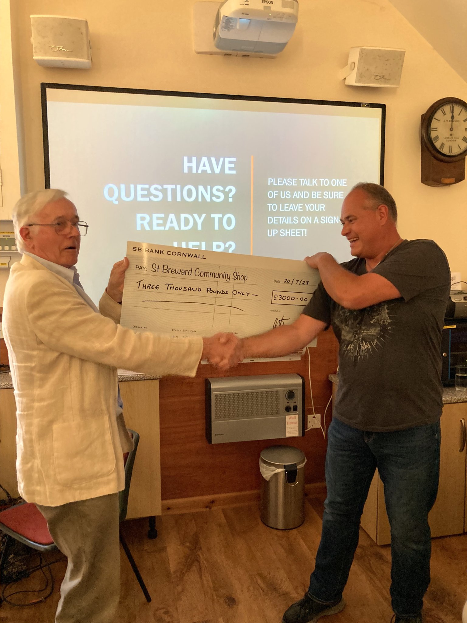 Community shop is off to a flying start