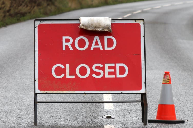 Higher Road will be closed from July 31 to August 25.  AQ 5403
