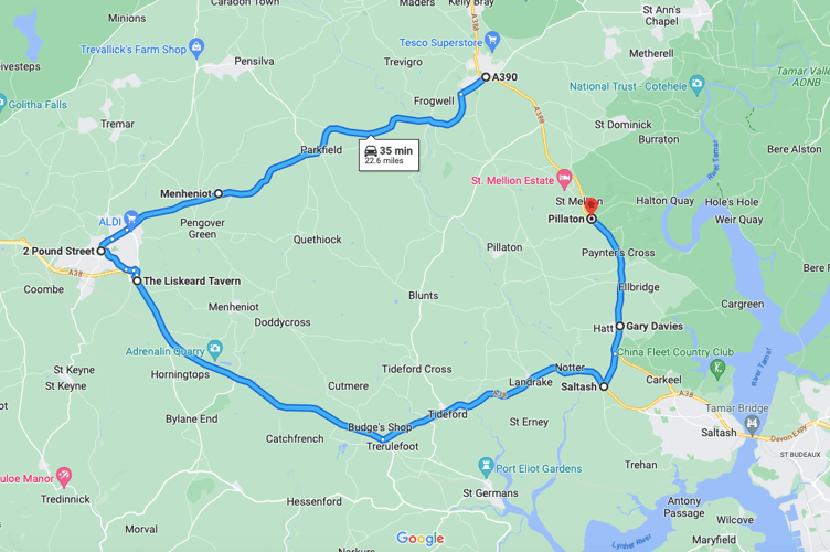 22 mile diversion set for Roadworks