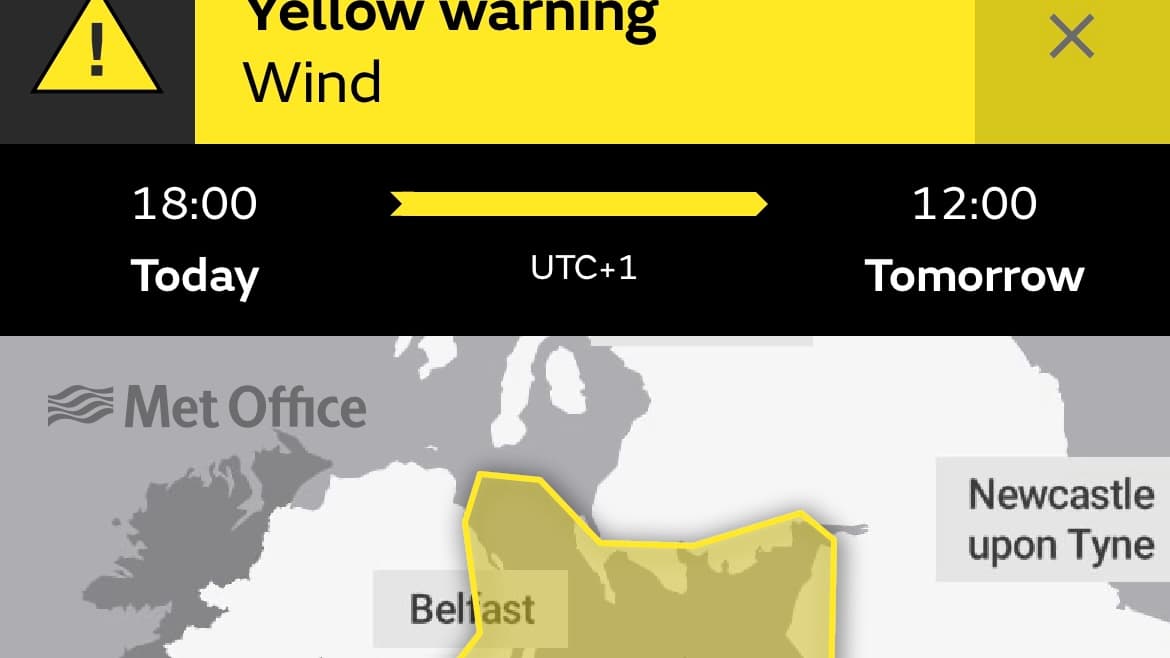 Yellow weather warning for South West region | thepost.uk.com