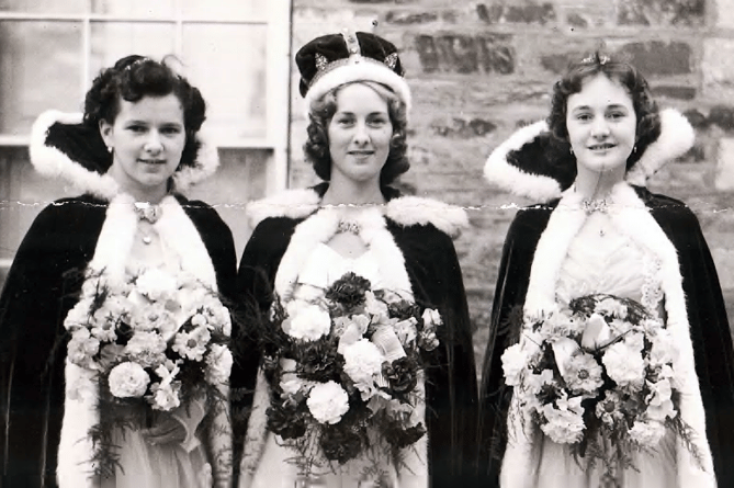 The Post is grateful to local historian and photograph collector Barrie Doney for this picture of Bodmin Carnival Royalty in 1955. He said: “The 1955 Bodmin Carnival Queen Jenny Hearn is shown with her attendants Francis Mabb and Hilary Brown.”