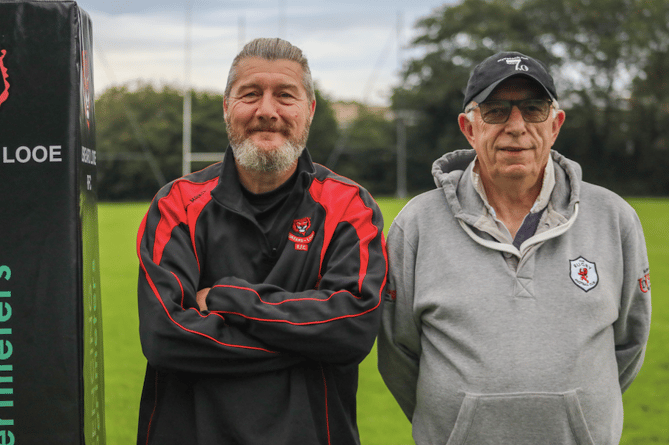 New Liskeard-Looe head coach Danny Hutchinson (left) and his assistant Tony Smith