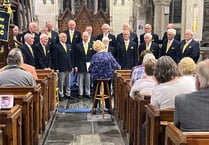 Tamar Valley Male Voice Choir perform in Lifton