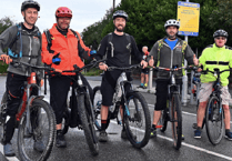 45 riders take on charity cycle