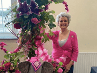Bude flower club discovers the power of pink