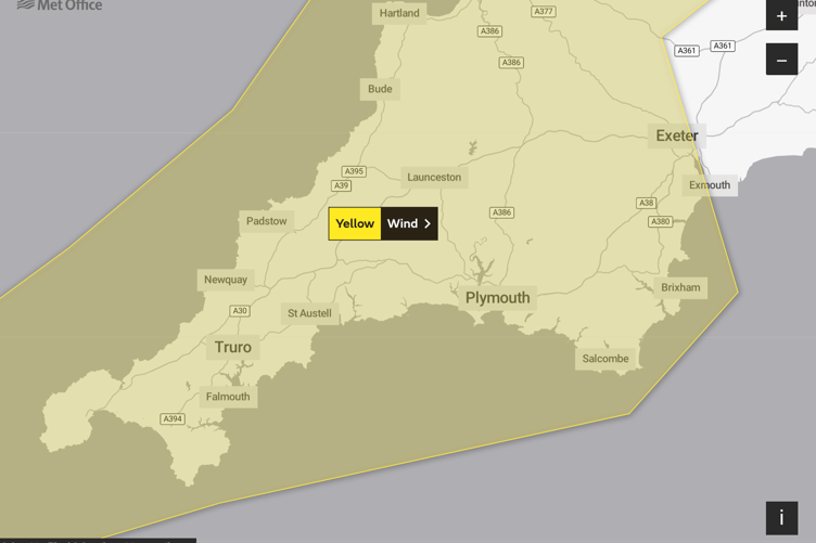 Storm Agnes weather warning