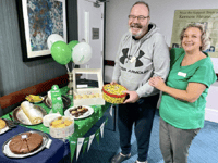 A 'latte' fun had by residents at Kernow House charity coffee morning 