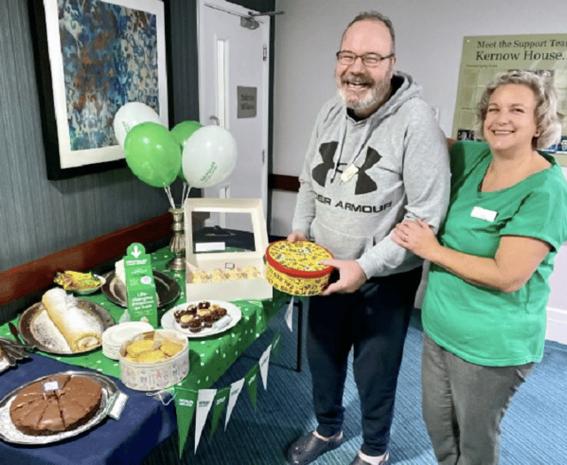 A 'latte' fun had by residents at Kernow House charity coffee morning 