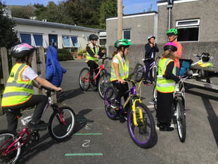 Students put the pedal to the metal at St Stephen's Bikeability lessons