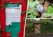 Lewdown postbox blighted by snails eating the mail