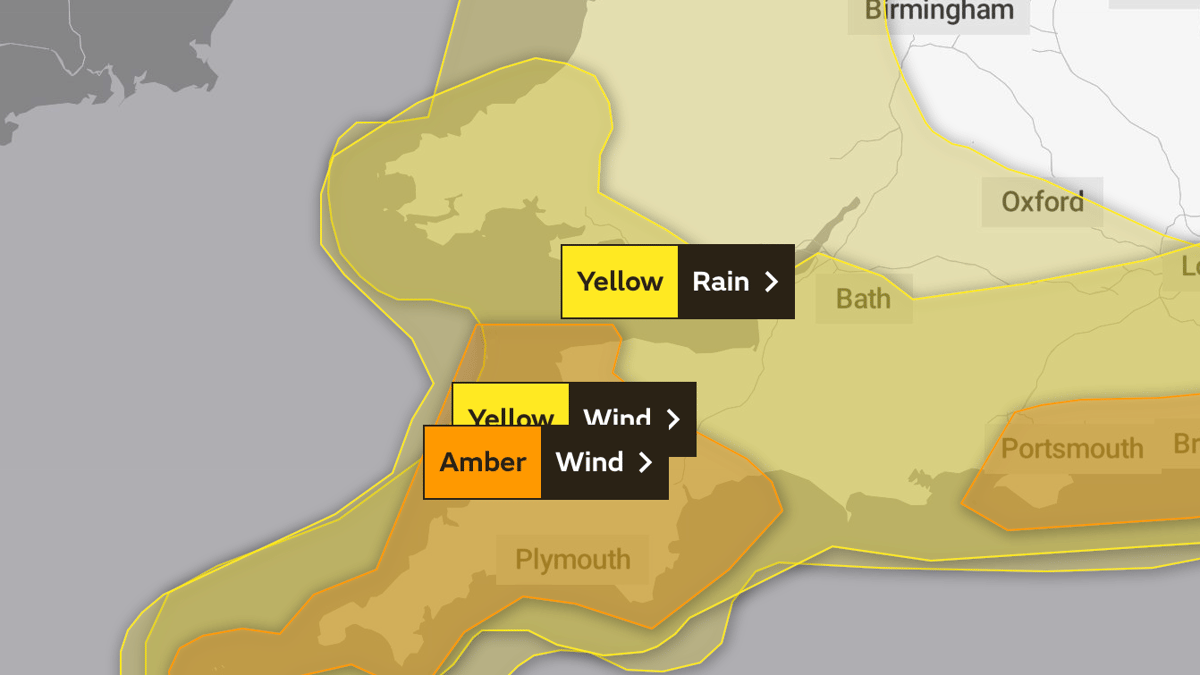Met Office issues 'danger to life' weather warning for the region