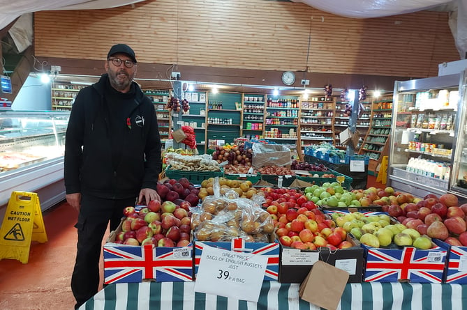 David Frost, owner of Celtic Produce