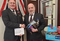 Bude RBL receive huge donation following Remembrance event