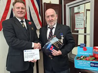 Bude RBL receive huge donation for Poppy Appeal