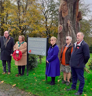 There were memorial events held across Holsworthy and the hamlets, with members of the local parish, town and county council attending to pay their respects