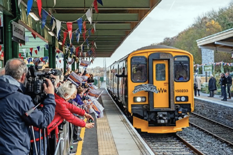 Celebrations in Okehampton as more than 550,000 journeys made in first two years of Dartmoor Line reopening