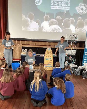 Town hall turns green