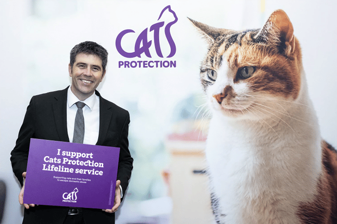 Scott Mann at Cats Protection
