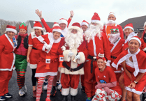 Santa run spreads Christmas cheer through town
