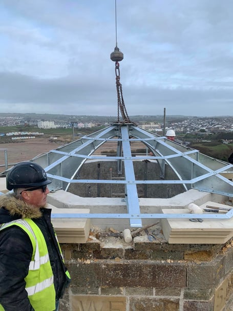 Bude Storm Tower roof