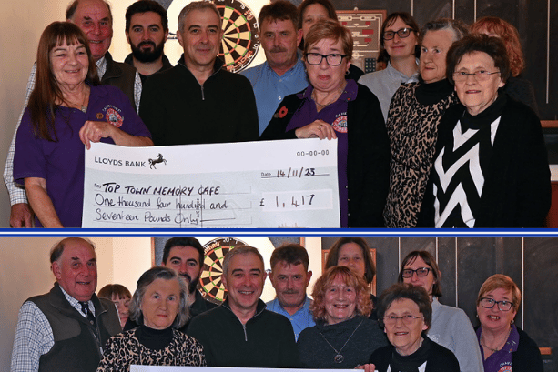 Memory Cafe (above) and Camelford Committee Cancer Research UK (below). 