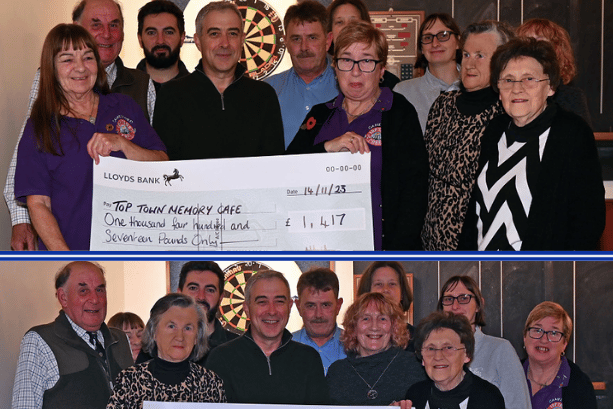 Memory Cafe (above) and Camelford Committee Cancer Research UK (below).