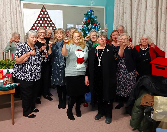 Members of Werrington Ladies Circle are pictured at their recent ‘Christmas Tea’