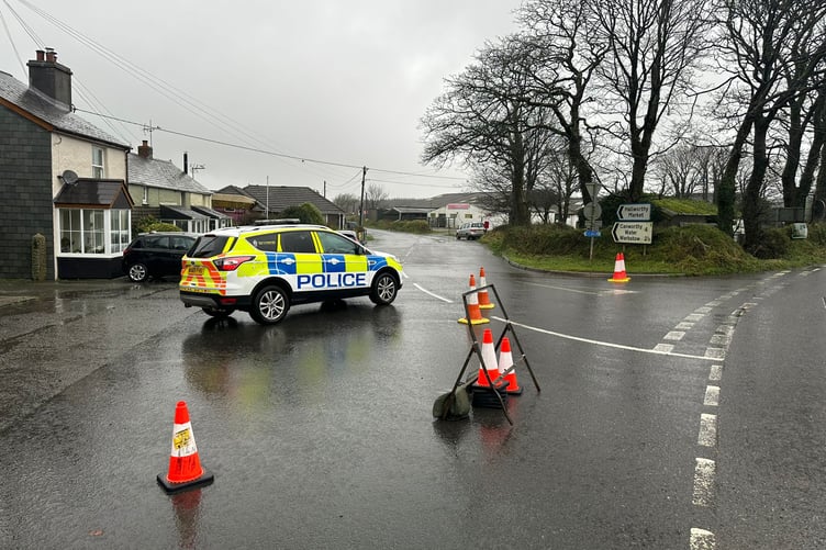 Suspected illegal rave in Camelford