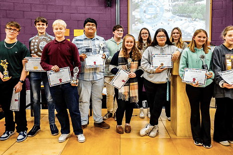 Holsworthy Community College Students awards