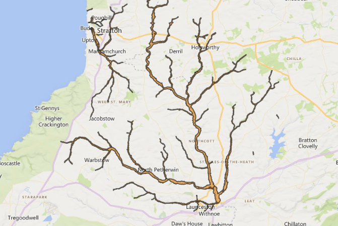 Flood warning for the Upper River Tamar