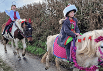 Funds raised for pony charity with Christmas themed fun ride