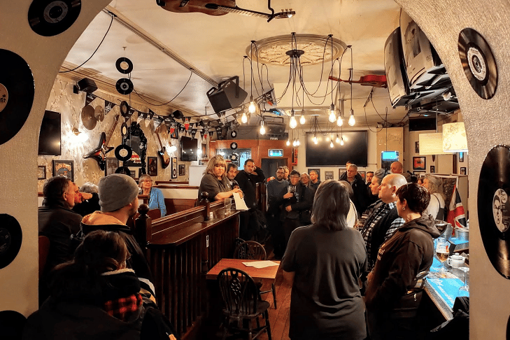 Visitors at the Holsworthy 44 launch evening