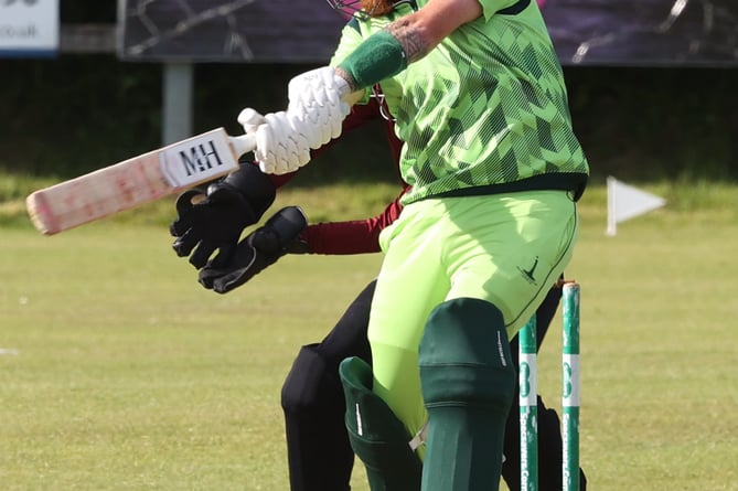 Matt Shepherd in T20 action against Werrington back in 2022. Picture: Glen Rogers
